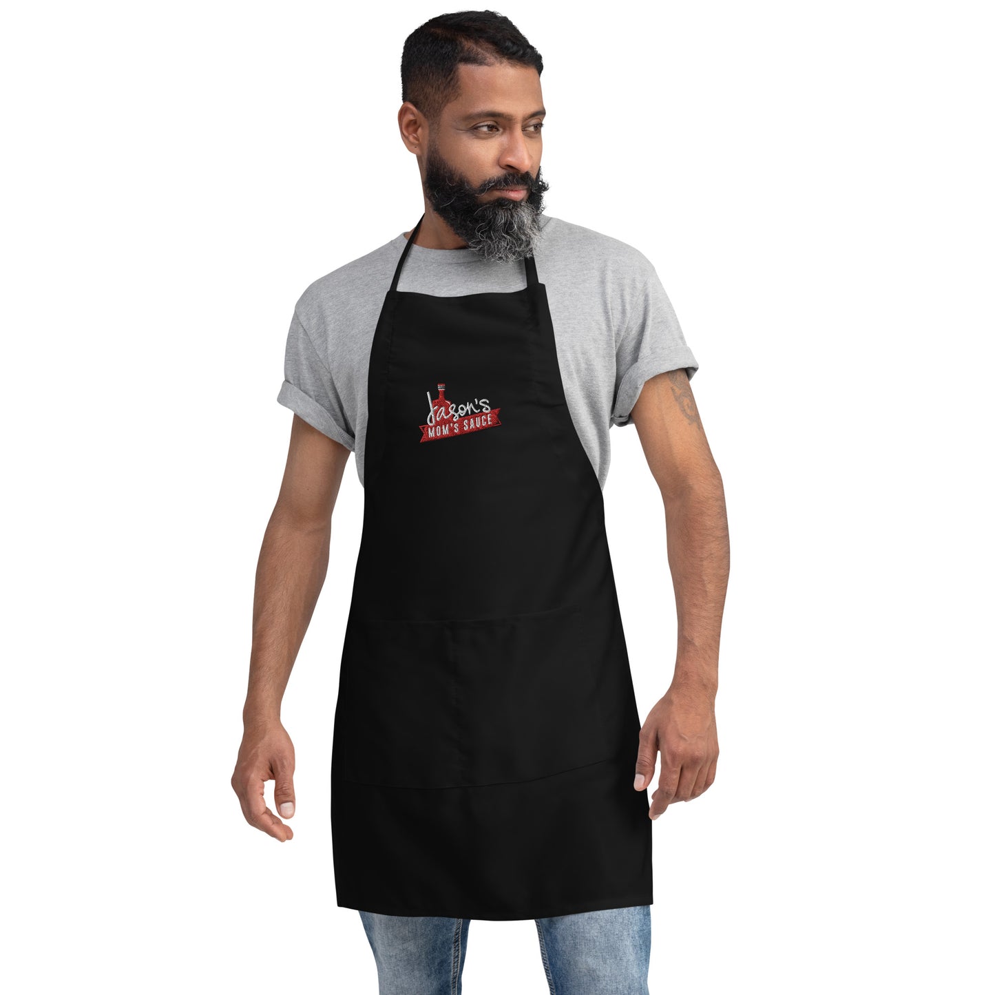 JMS Embroidered Apron